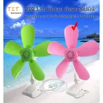 2023 The new model, Mini clip 5 small fans with 2 -color green pink.