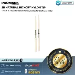 Promark 2B Natural Hickory Nylon Tip by Millionhead. The 2B drum wood is a standard drum wood for heavy hit. Can be used both with rock Heavy Pop and Country