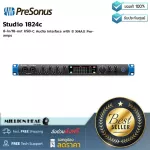 PreSonus  Studio 1824c by Millionhead ออดิโออินเตอร์เฟส คุณภาพสูงจาก Presonus มาพร้อมกับ Pre-amp X-MAX ถึง 8 ตัว