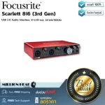 Focusrite Scarlett 8i6 3rd Gen by Millionhead Audio Interface 24-bit/192khz, 2 XLR-1/4 ″ MIC/LINE/Instrument Inputs