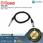 HOSA HSX -015 By Millionhead Pro Balanced Interconnect - Rean 1/4 -Inch TRS Male to XLR3 Male - 15 Foot