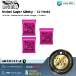Ernie Ball  Nickel Super Slinky - 3-Pack by Millionhead สายกีต้าร์ไฟฟ้า 6 สายแพ็ค 3 ชุดเบอร์ .009-.042 ได้รับความไว้วางใจจากมือกีต้าร์ระดับโลก