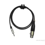 MH-Pro Cable  PXF002-ST2 3.5 By Millionhead สายสัญญาณ แบบ XLR ตัวเมีย - TRS 3.5 คุณภาพจาก Amphenol Connector และ CM Audio Cable ขนาด 2 เมตร