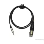 MH-Pro Cable PXF002-ST2 3.5 By Millionhead XLR Female Cable-TRS 3.5 Quality from Amphenol Connector and CM Audio Cable 2 meters