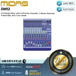 MIDAS DM12 By Millionhead Analog 12 channels, 8 MONO INPUT, 2 Stereo Input, 2 AUX SEND, 3-Band EQ