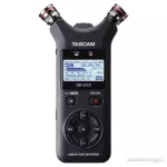 TASCAM  DR-07X เครื่องบันทึกเสียงดิจิตอลแบบเสียงพกพา Stereo Unidirectional X/Y Condenser Mics, 2-In/2-Out