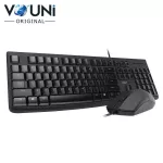 Vouni, keyboard, wireless, Gaming Home Business Wired Keyboard Mouse Set E2753Y