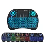 7 -color wireless keyboard, Backlit i8 wireless keyboard, 2.4 gigaz, 3 colors, air mouse, android tv box air
