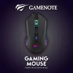 HAVIT GAMENOTE Gaming Mouse เมาส์เกมมิ่ง เม้าส์เกมมิ่ง razer nubwo fantech GM1018
