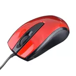 เมาส์ USB Optical Mouse MD-TECH (MD-10) สีดำ/แดง