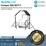 Nanlite  Compac 100 4KIT+T by Millionhead ชุดแผงไฟ LED สตูดิโอ NanLite Compac 100 4kit+T ที่มีไฟมาให้ 4 ตัว