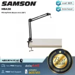 Samson MBA38 By Millionhead Boom Arm The maximum length of 38 inches can support the mic weight of no more than five pounds.