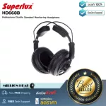 Superlux HD668B by Millionhead. Semi-soen headphones give clear sounds, clear bass sounds, big ears, comfortable to wear.