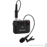 Zoom F2 by Millionhead, a portable audio recorder with a microphone cover