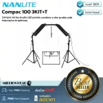 NANLITE CompaC 100 3Kit+T by Millionhead LED Studio Studio Nanlite Compaac 100 3Kit+T with 3 lights with high brightness.