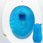 น้องหมีสีฟ้าดับกลิ่นและฆ่าเชื้อแบคทีเรียในชักโครก ใช้ใส่ในถังชักโครก ให้น้ำสีฟ้าสีสันสวยงามและถังชักโครกสะอาดลดแบคทีเรีย เหมาะกับห้องน้ำทุกที่