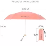 ร่มมินิมอล ขนาดกะทัดรัด พกพาสะดวกด้วยไซต์ออกแบบมาเพื่อพกพาสะดวก ใส่กระเป๋าเล็กได้ไม่มีปัญหาการพกพาเหมาะกับฤดูฝนสีสันเรียบๆน่ารักๆ