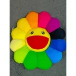 Colorful sunflower seat cushion The sunflower pattern cushion, smiling face pattern Doll chair cushion