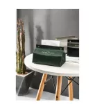 สวยจริงไม่จกตา กล่องใส่ทิชชู่ สวยหรูดูแพง สกรีนสีทอง ใช้ในบ้าน ในรถ