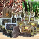 New Year Gift Set New Year's Christmas Gift Set, Authentic Krisana Oil, grade 1a essential oil, natural fragrance. 3 cc in a black gift box, beautiful gold