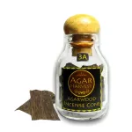 Agarharavest, incense sticks, Krisana, Authentic Fragrant wood, grade 3A, medium fragrance, Pure Fragrance Agarwood Incense Cone Grade 3A, 1 bottle 12 grams