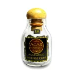 Agarharavest, incense sticks, Krisana, Authentic Fragrant wood, grade 3A, medium fragrance, Pure Fragrance Agarwood Incense Cone Grade 3A, 1 bottle 12 grams