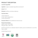 NOWFOODS ESSENTIAL LAVENDER OIL, Organic 30 ml Essential Oil Lavender