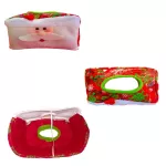 The cover of the green tissue box, Santa Claus
