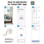 Tuya Smartlife Wi -Fi Smart Plug 10A - Smart Plug Controlled through the Smartlife 10A app. Order with Google Assitant / Amazon Alexa.