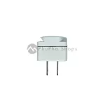 ปลั๊กแปลงขาแบน มีม่าน 18E สีขาว