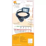 บล็อกยางพร้อมสายไฟ แบรนด์ SCBP ขนาดสายไฟ 3*1 สายไฟยาว 5 เมตร มาตรฐาน มอก 2432-2555 แถมปลั๊กแปลง