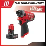 Wireless screwdriver, 12 volts Milwaukee M12 FID-0 with 6 ah battery