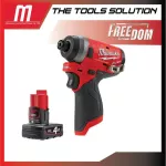 Milwaukee, wireless screwdriver, 12 volts M12 FID-0 with 4 ah battery