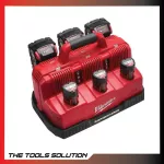 Milwaukee, battery charger, 12-18 volts, 6 fast charging, M12-18C3, 18V.x3, / 12V.x3