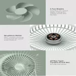 Sothing desktop fan Can put perfume