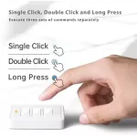 Tuya ZigBee Wall Remote Switch, wireless remote switch, 3 switch buttons, remote control, wireless switch, remote control, wireless remote remote control, 9 -order remote control