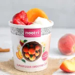 Peach + Strawberry Smoothie Cup - NOOTRI DIY SMOOTHIE
