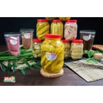 Pickled pickled fruit, pickled 3 flavors, 1,000 grams of jars + chilli, salt