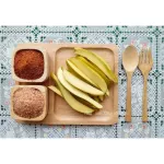 Natural pickled fruits, sour salt, salty, 500 grams + 2 types of salt