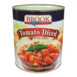 Brook Tomato Diced 565 G. Broke tomato sliced ​​pieces 565 grams