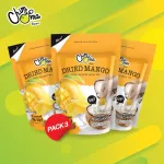 มะม่วงอบแห้งพร้อมดิปกะทิ 100กรัม 3ซอง/แพ็ค / Dried Mango with Coconut Milk Dip 100g 3Bags/Pack ยี่ห้อ ชิมมะ, Chimma Brand