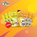 Crispy durian+dried mango with dip durian & Dried Mango with Coconut Milk Dip 6BAGS/Pack