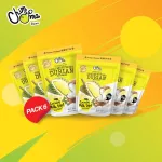 Crispy durian with 100g and 50 grams of dip, 6 sachets/pack/Freeze DID DURIAN with Coconut Milk Dip 100G & 50G 6BAGS/Pack Brand Timma, Chimma Brand