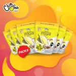 Crispy durian with 50 grams of coconut milk, 6 sachets/pack/Freeze-Dried Durian with Coconut Milk Dip 50G 6BAGS/Pack Brand Chimma, Chimma Brand