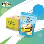 Crispy coconut with 65 grams of durian dip, 24 sachets/1 crate/Coconut Chips with Durian Dip 65G 24BAGS/1Carton, Chimma brand, Chimma Brand
