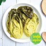 600 grams of sour pickled cabbage, Ratchaburi housekeeper, pickled cabbage, mixed herbs, containing 5 -star OTOP vacuum bags, Ratchaburi bought 12 cheaper