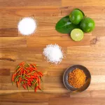 Very salt chilli And 100% hot salt, safe, happy, non -substance Do not put preservatives through the FDA standards.