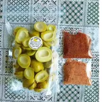 500 grams of natural salt, plus 2 types of salt