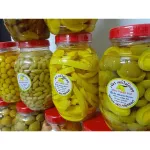 Pickled fruit, 1 kg bottle + 100 grams of salt chillies