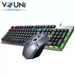 Vouni keyboard and wireless mouse model USB Wired Keyboard and Mouse Set E2915Y